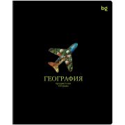 Тетрадь предметная 48л. BG «Информационное поле» - География, soft-touch ламинация, выб. лак