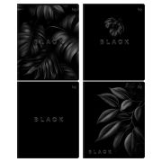 Тетрадь 48л., А5, клетка BG «Just Black», soft-touch ламинация, выб.лак