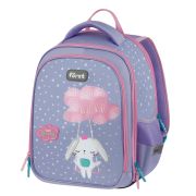 Рюкзак Först F-Cloud «Fluffy Bunny» 37*28,5*16,5см, 3 отделения, 3 кармана, анатомическая спинка