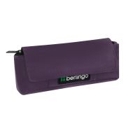 Пенал мягкий 1 отделение, 215*90*45 мм, Berlingo «Purple focus», полиэстер, внутренний органайзер, магнит