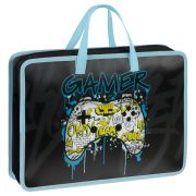 Папка с ручками А4 ArtSpace «Gamer», пластик, на молнии, 70мм