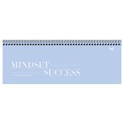 Планинг датированный 2026г., 64л., 285*100мм, картон, BG «Mindset», голубой, отд.фольгой, на гребне