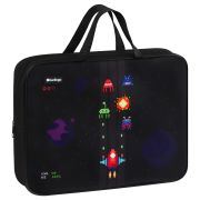 Папка текстильная с ручками 1 отделение, А4 Berlingo «Space Battle», 350*265*80мм, текстиль, на молнии