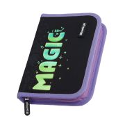 Пенал 1 отделение, 200*140*40 Berlingo «Purple Magic», дополнительная откидная секция, полиэстер