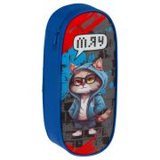 Пенал корпусный 1 отделение, 220*95*50 Мульти-Пульти «Мяу», полиэстер