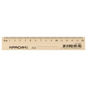 Линейка 15см Красин «Стандарт», дерево