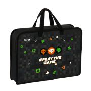 Папка с ручками 1 отделение, А4 Först «Play the game», 340*245*75мм, пластик, на молнии