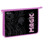 Папка для тетрадей 1 отделение, А4 Berlingo «Purple Magic», 340*245*40 мм, пластик, на молнии