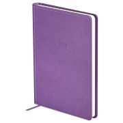 Ежедневник датированный 2026г., А5, 176л., твердый переплет, кожзам, BG «Winner. Light purple», фиолетовый