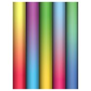 Упаковочная бумага глянц. 70*100см, MESHU «Bright gradient», 80г/м2, ассорти 5 дизайнов