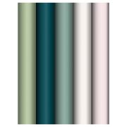 Упаковочная бумага глянц. 70*100см, MESHU «Serene colors», 80г/м2, ассорти 5 дизайнов