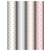 Упаковочная бумага глянц. 70*100см, MESHU «Сharm», 80г/м2, ассорти 4 дизайна