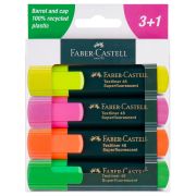 Набор текстовыделителей Faber-Castell «48» 04цв., 1-5мм, картон. уп.