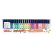 Набор текстовыделителей Luxor «Highlighter» 24цв., 1-4,5мм, чехол с европодвесом