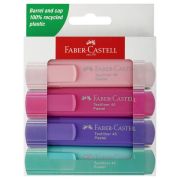 Набор текстовыделителей Faber-Castell «46 Pastel» 4 пастельных цв., 1-5мм, картон. уп.