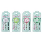 Держатель-рулетка для бейджей MESHU с топпером «Paw», 75см, петелька, клип, ассорти, блистер