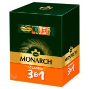 Кофе растворимый Monarch «Classic», 3в1, порошкообразный, порционный, 24 пакетиков*13,5г, мягкая упаковка