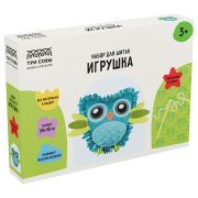 Набор для шитья набивной игрушки ТРИ СОВЫ «Сова», картонная коробка