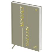 Ежедневник недатированный А5, 136л., 7БЦ, BG «Mindset. Sage», отд. фольгой 3D, soft touch, в подарочной коробке