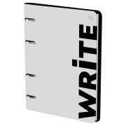 Тетрадь на кольцах А5, 120л., кожзам,  BG «Write»