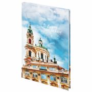 Блокнот БОЛЬШОЙ ФОРМАТ (205х290 мм) А4, 80л, твердый, клетка, STAFF, «Город», 114405