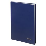 Книга учета 144 л., клетка, твердая, бумвинил, блок офсет, А4 200х290 мм, BRAUBERG, синий, 130226