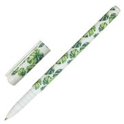 Ручка шариковая BRAUBERG SOFT TOUCH GRIP «TROPIC», СИНЯЯ, мягкое покрытие, узел 0,7 мм, 143719