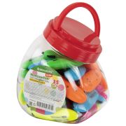 Текстовыделитель мини BRAUBERG KIDS «CUTE CATS NEON», АССОРТИ В ПЛАСТИКОВОЙ БАНКЕ, 1-5 мм, 152433
