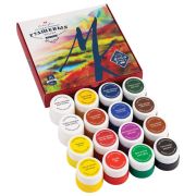 Гуашь художественная «Мастер-класс», 16 цветов по 20 мл, Невская Палитра, 1741092