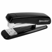 Степлер №24/6, 26/6 BRAUBERG «Classic», до 25 листов, черный, 222546