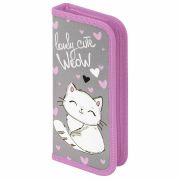 Пенал ПИФАГОР, 1 отделение, ламинированный картон, 19х9 см, «Cute Weow», 229197