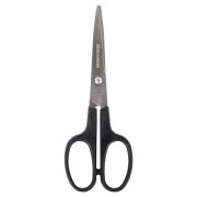 Ножницы BRAUBERG «Standard» 160 мм, черные, классической формы, 2-х сторонняя заточка, 237095
