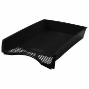 Лоток горизонтальный для бумаг STAFF «Profit», A4 (330х260х60 мм), полипропилен, черный, 237269