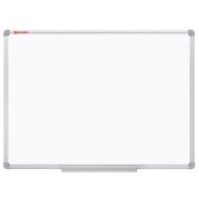Доска магнитно-маркерная 70х50 см, алюминиевая рамка, ГАРАНТИЯ 10 ЛЕТ, РОССИЯ, BRAUBERG, 238185