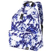 Рюкзак BRAUBERG СИТИ-ФОРМАТ универсальный, «Tie-dye», бело-синий, 41х32х14 см, 270792