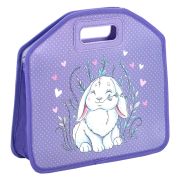 Папка-сумка ЮНЛАНДИЯ, 1 отделение, фетровые ручки, 34х30х11 см, «Little bunny», 270998