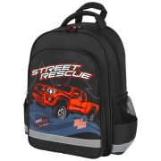 Рюкзак ПИФАГОР SCHOOL, 1 отделение, 3 кармана, «Powerful jeep», 38x28х14 см, 271410