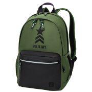 Рюкзак BRAUBERG FASHION CITY универсальный, 2 отделения, «Military», хаки, 46х31х15 см, 271670