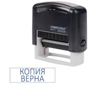 Штамп стандартный ОФИСМАГ «КОПИЯ ВЕРНА», оттиск 38х14 мм, «Printer 9011T», 271925