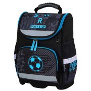 Ранец ЮНЛАНДИЯ WISE, 1 отделение, 3 кармана, устойчивое дно, «Sport game», 37x29х15 см, 272072