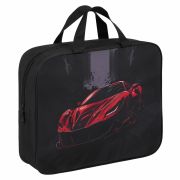 Папка на молнии с ручками BRAUBERG KIDS А4, 1 отделение, полиэстер, 80 мм, «Red car», 272122