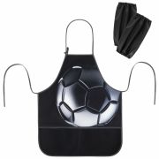 Накидка фартук с нарукавниками для труда BRAUBERG KIDS, 2 кармана, 46x54 см, «Score ball», 272453