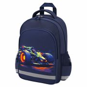 Рюкзак ПИФАГОР SCHOOL, 1 отделение, 3 кармана, «Speed bolid», 38x28х14 см, 273170
