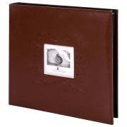 Фотоальбом BRAUBERG «Smooth brown» на 500 фото 10х15 см, под гладкую кожу, коричневый, 391177
