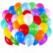 Шары воздушные маленькие 13 см, 100 штук, «ЯРКИЕ ЦВЕТА», ассорти, BRAUBERG KIDS, 591874