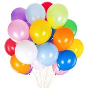 Шары воздушные 30 см, 30 штук, «ЯРКИЕ ЦВЕТА», ассорти, BRAUBERG KIDS, 591885