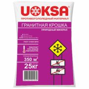 Реагент противогололёдный 25 кг UOKSA «Гранитная крошка», фракция 2-5 мм