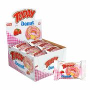 Кекс TODAY «Donut», со вкусом клубники, ТУРЦИЯ, 24 штуки по 40 г в шоу-боксе, 1367т