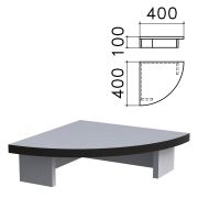 Подставка под монитор «Монолит», 400х400х100 мм, цвет серый, ПМ03.11