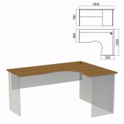 Стол компактный ЧАСТЬ 1 «Арго», 1600х1200х760 мм, правый, орех